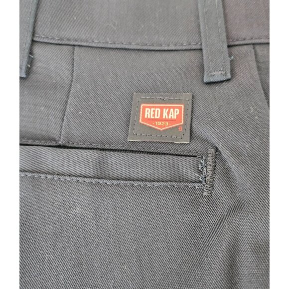 Red Kap Mens Navy Work Pants Style #PT20 Size 33W x 34L Career Construction - Picture 9 of 11